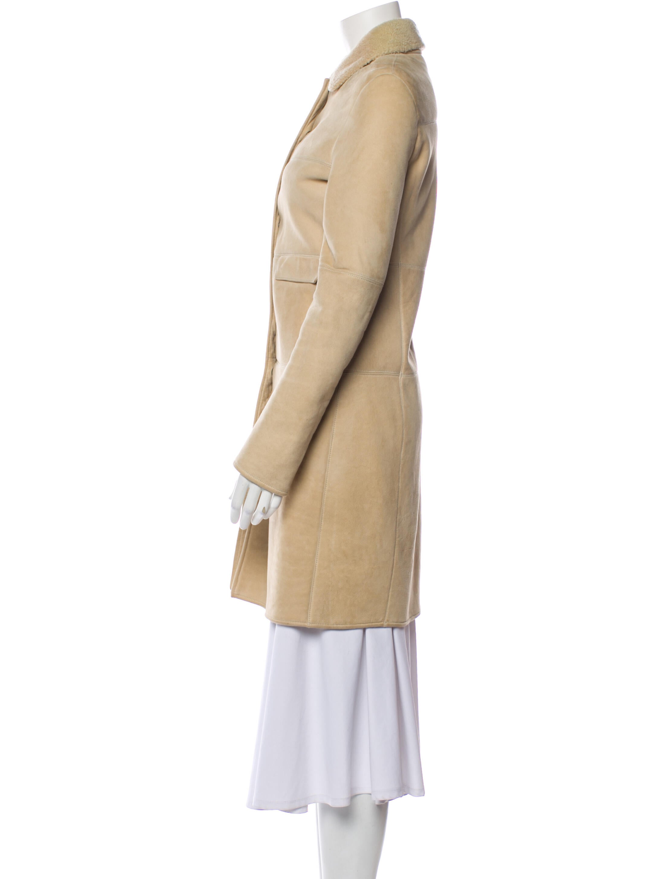 Jil Sander Vintage Leather Fur Coat