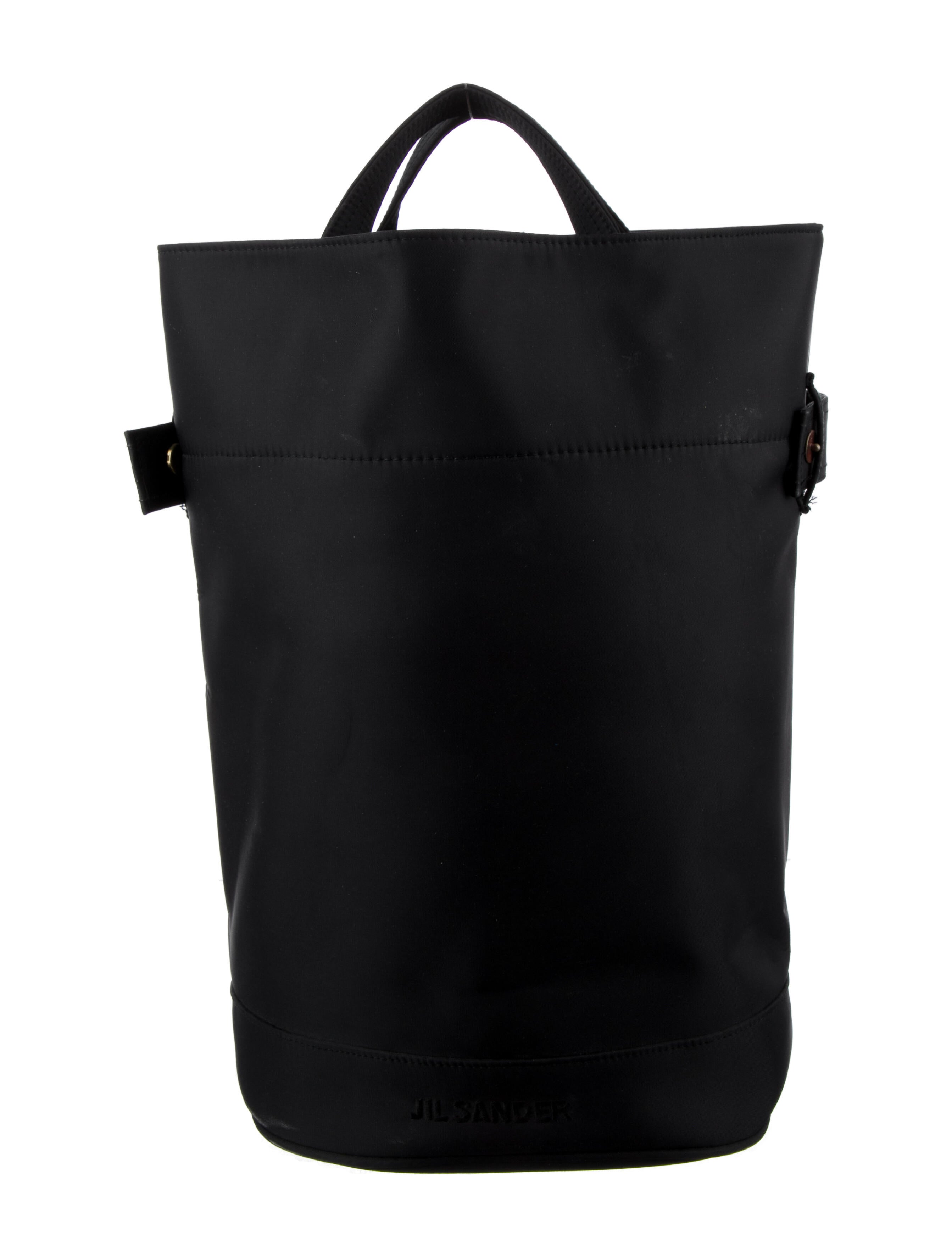 Jil Sander Nylon Sling Backpack Black Backpacks, Handbags JIL104996