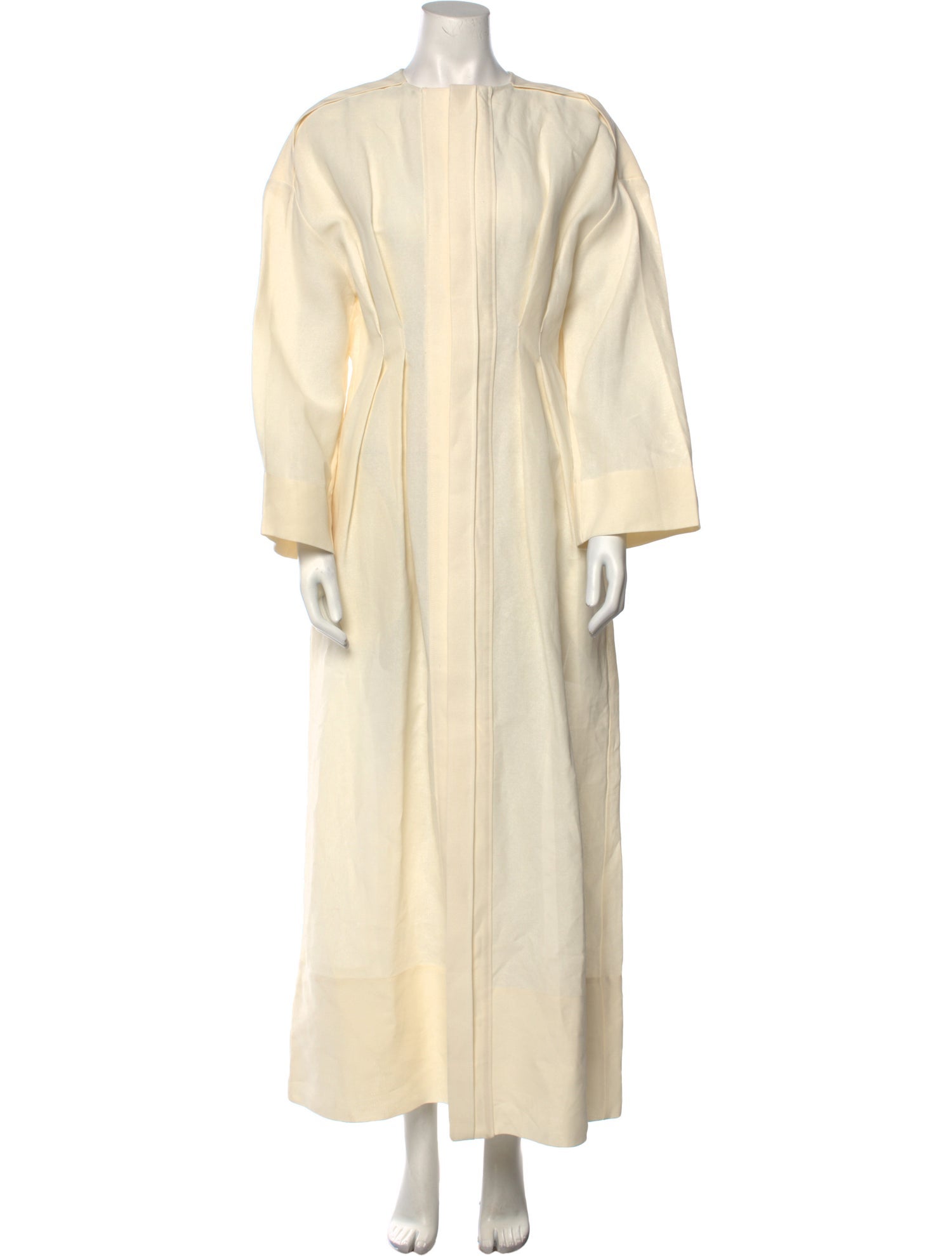 Jil Sander Crew Neck Long Dress