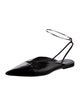 Jil Sander Leather Slingback Flats