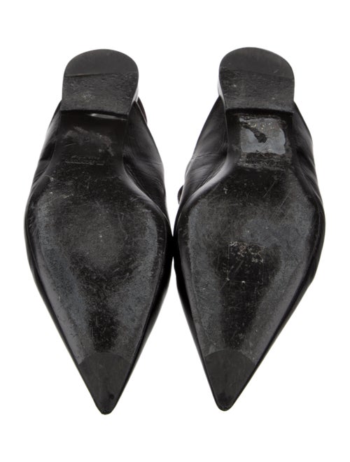 Jil Sander Leather Slingback Flats