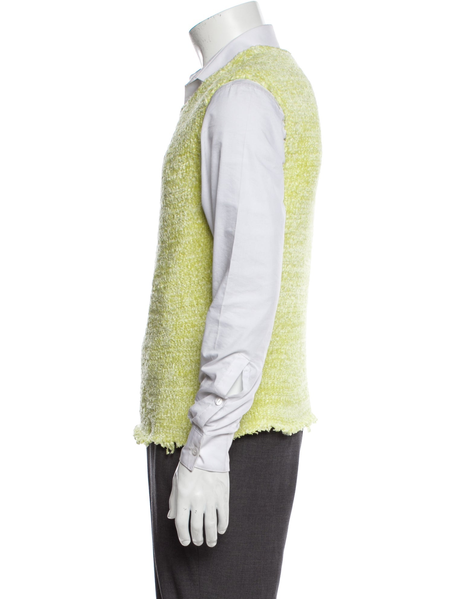 Jil Sander Silk Scoop Neck Sweater Vest w/ Tags