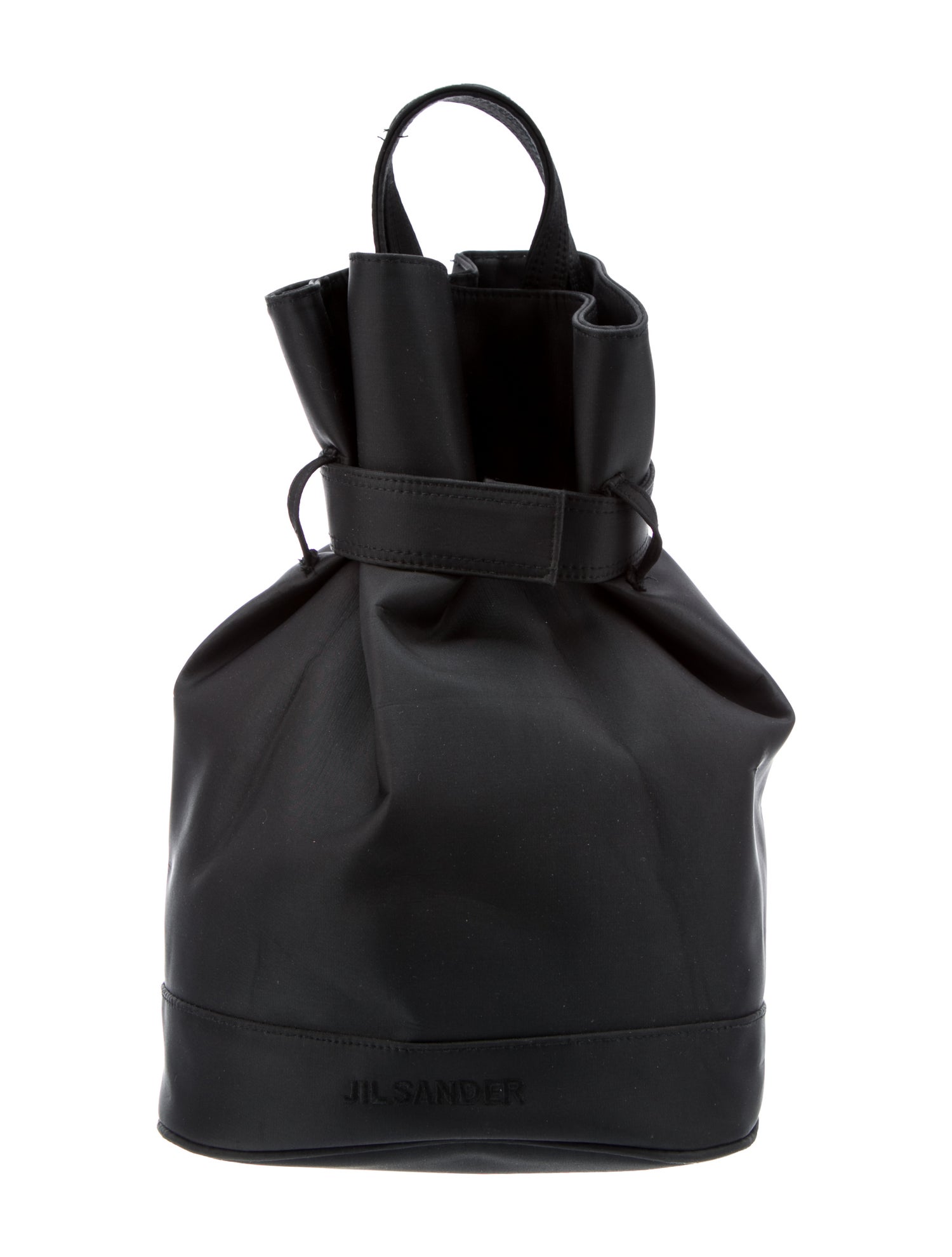 Jil Sander Nylon Bucket Bag - Black Bucket Bags, Handbags