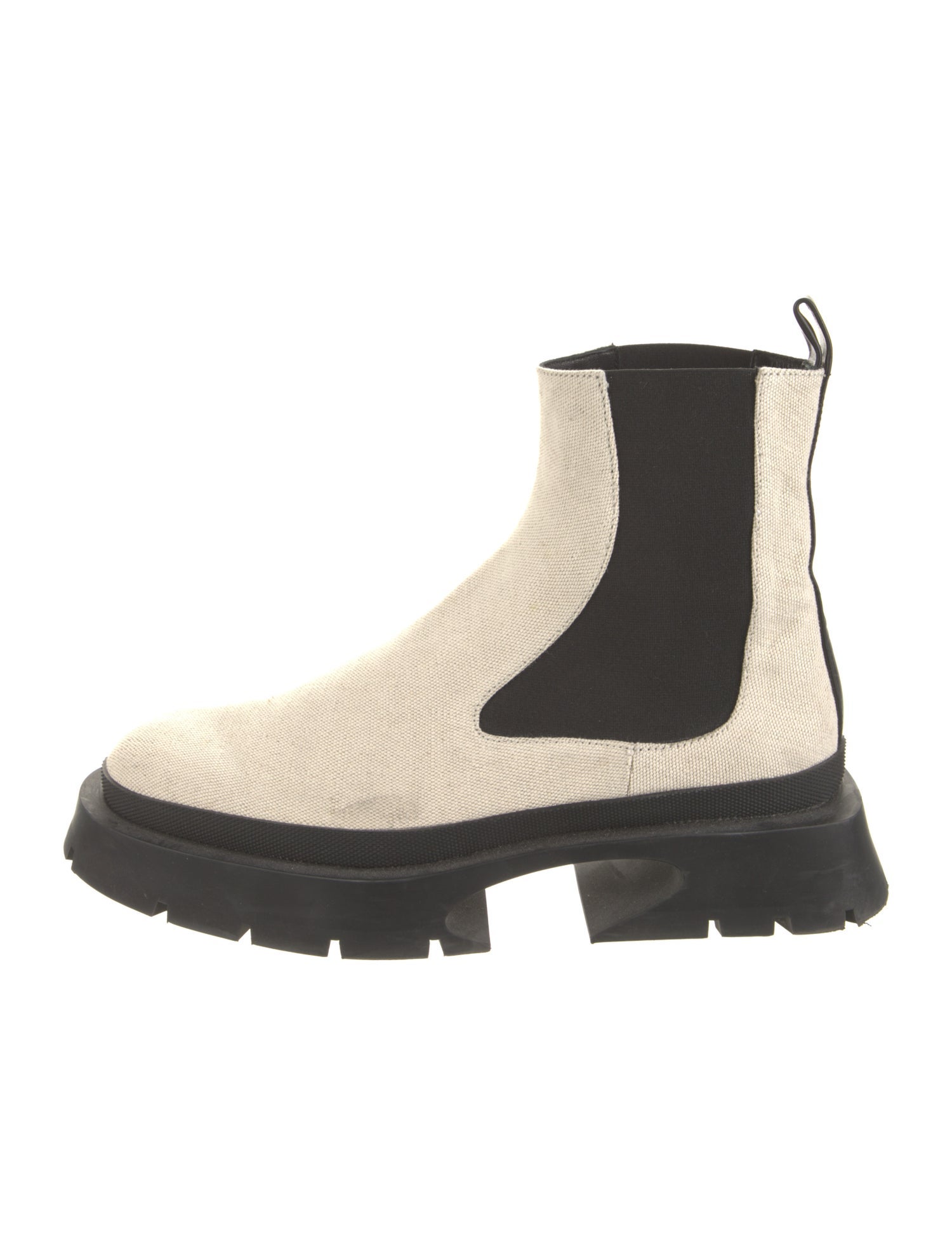 Jil Sander Canvas Chelsea Boots