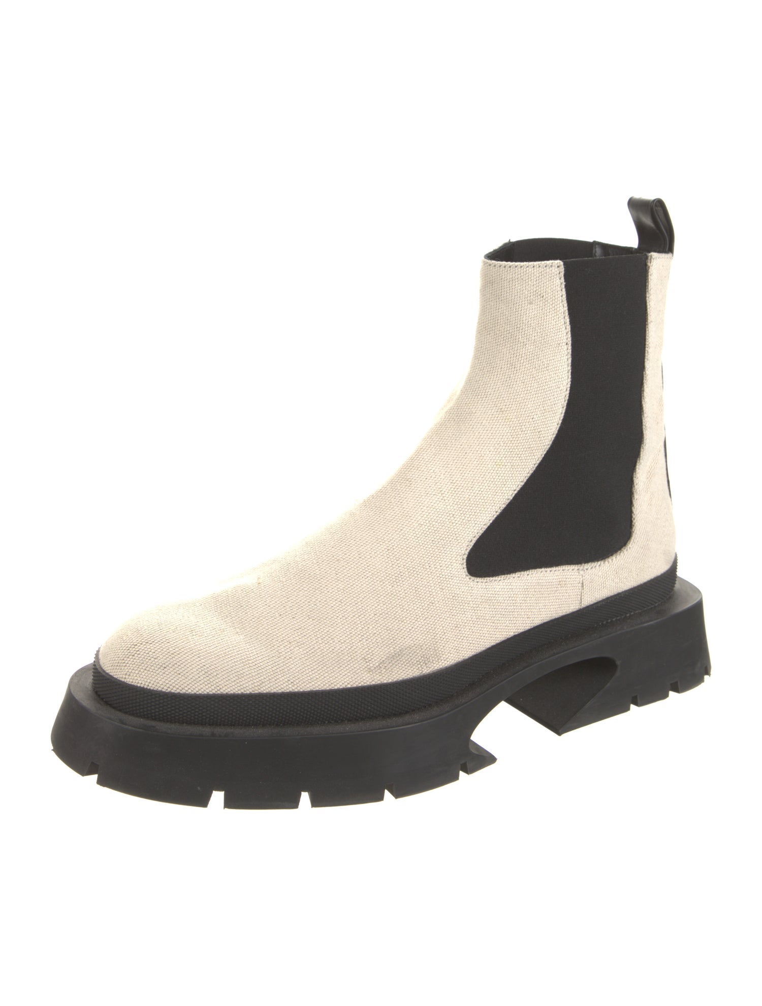 Jil Sander Canvas Chelsea Boots