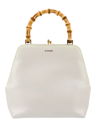 Jil Sander Textured Leather Handle Bag