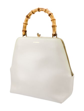 Jil Sander Textured Leather Handle Bag