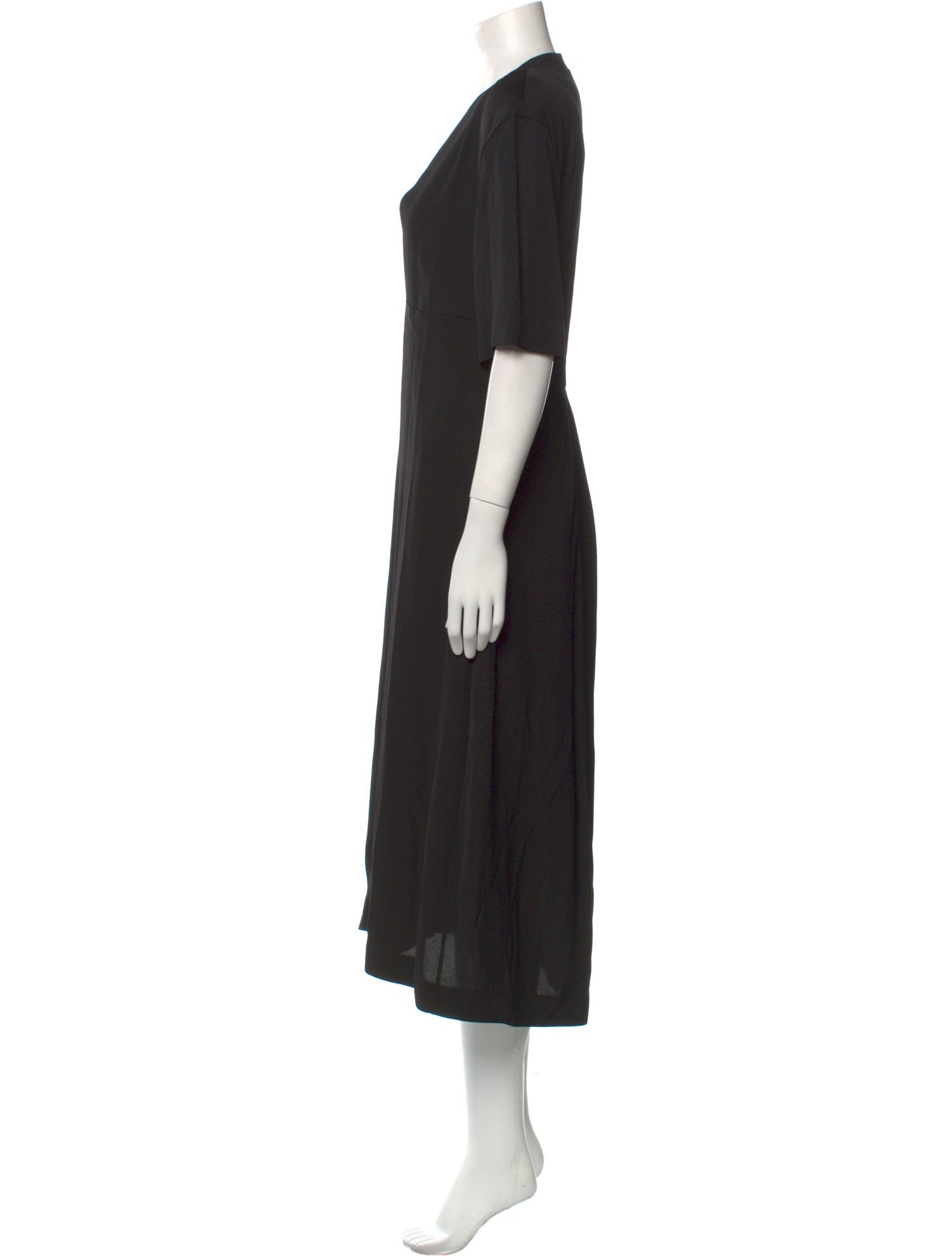 Jil Sander Plunge Neckline Long Dress w/ Tags