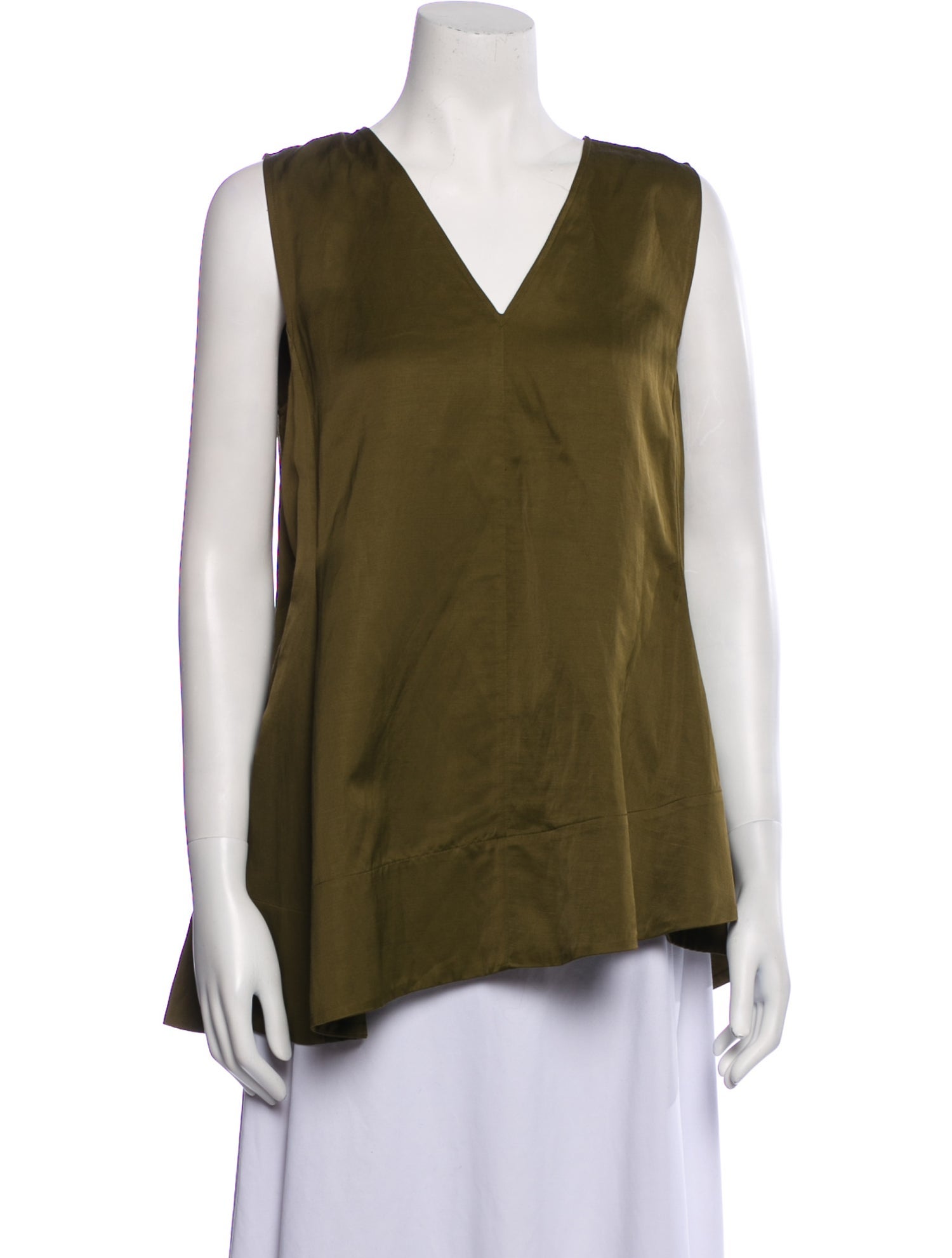 Jil Sander V-Neck Mini Dress