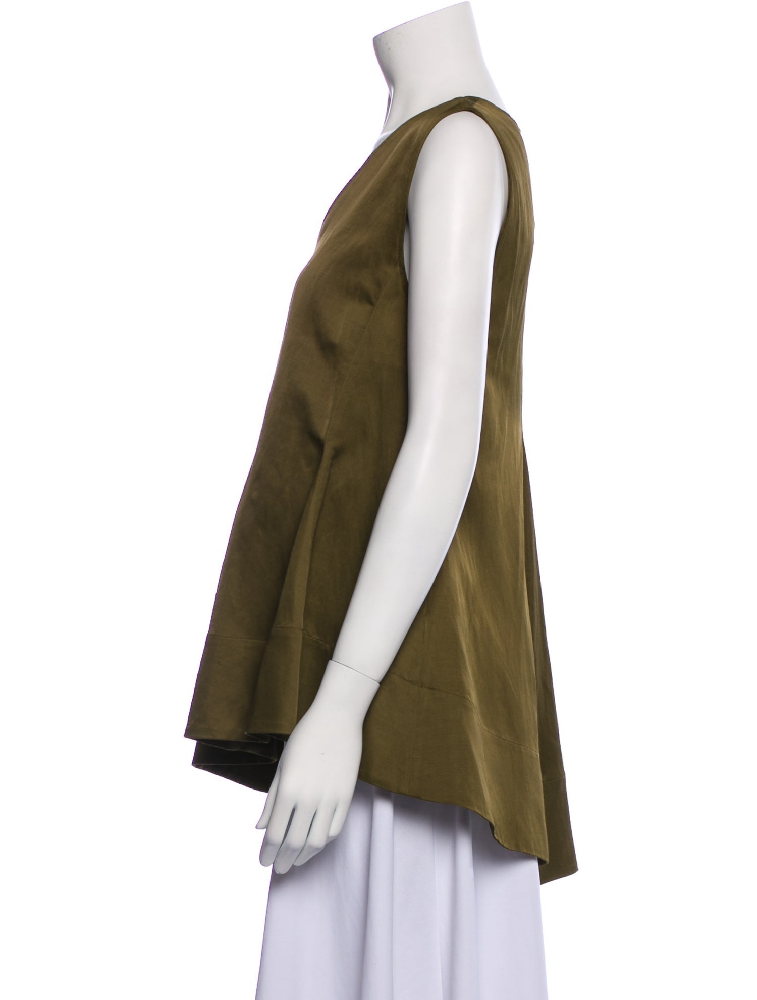 Jil Sander V-Neck Mini Dress