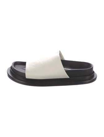 Jil Sander Leather Slides