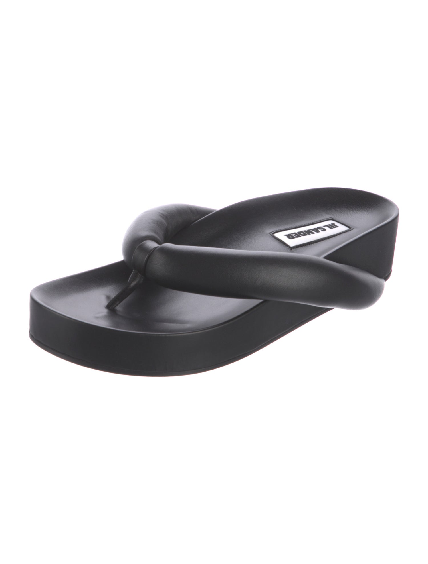 Jil Sander Leather Flip Flops