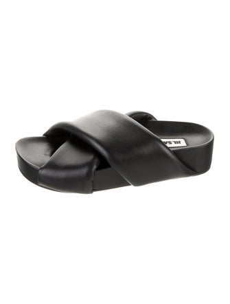 Jil Sander Leather Slides