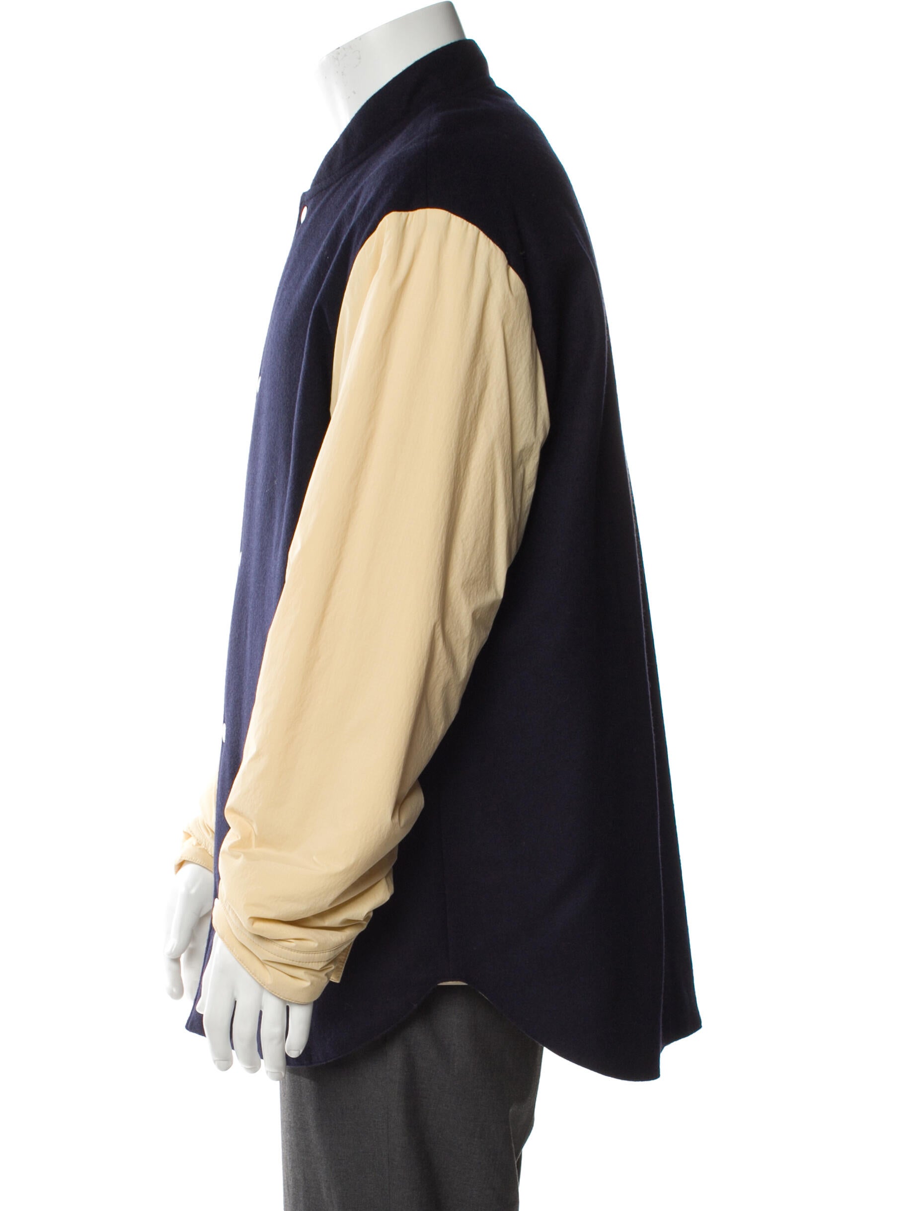 Jil Sander Wool Colorblock Pattern Jacket w/ Tags