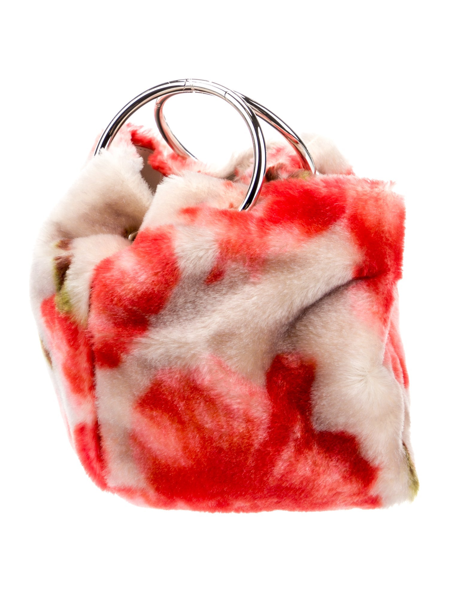 Jil Sander Faux Fur Bucket Bag