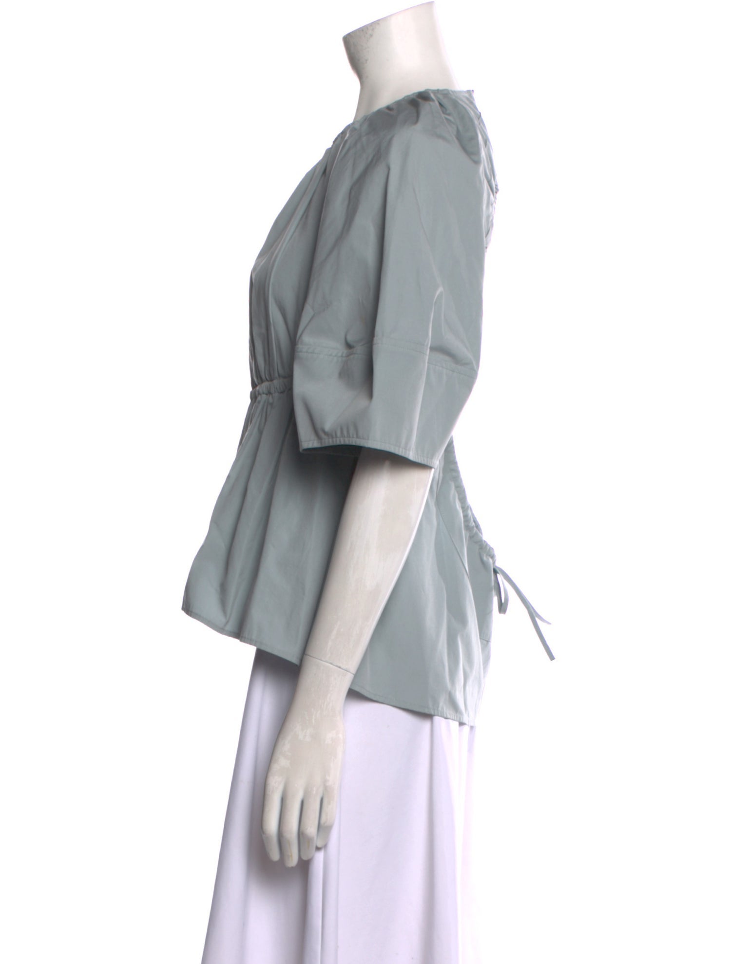 Jil Sander Crew Neck Short Sleeve Blouse