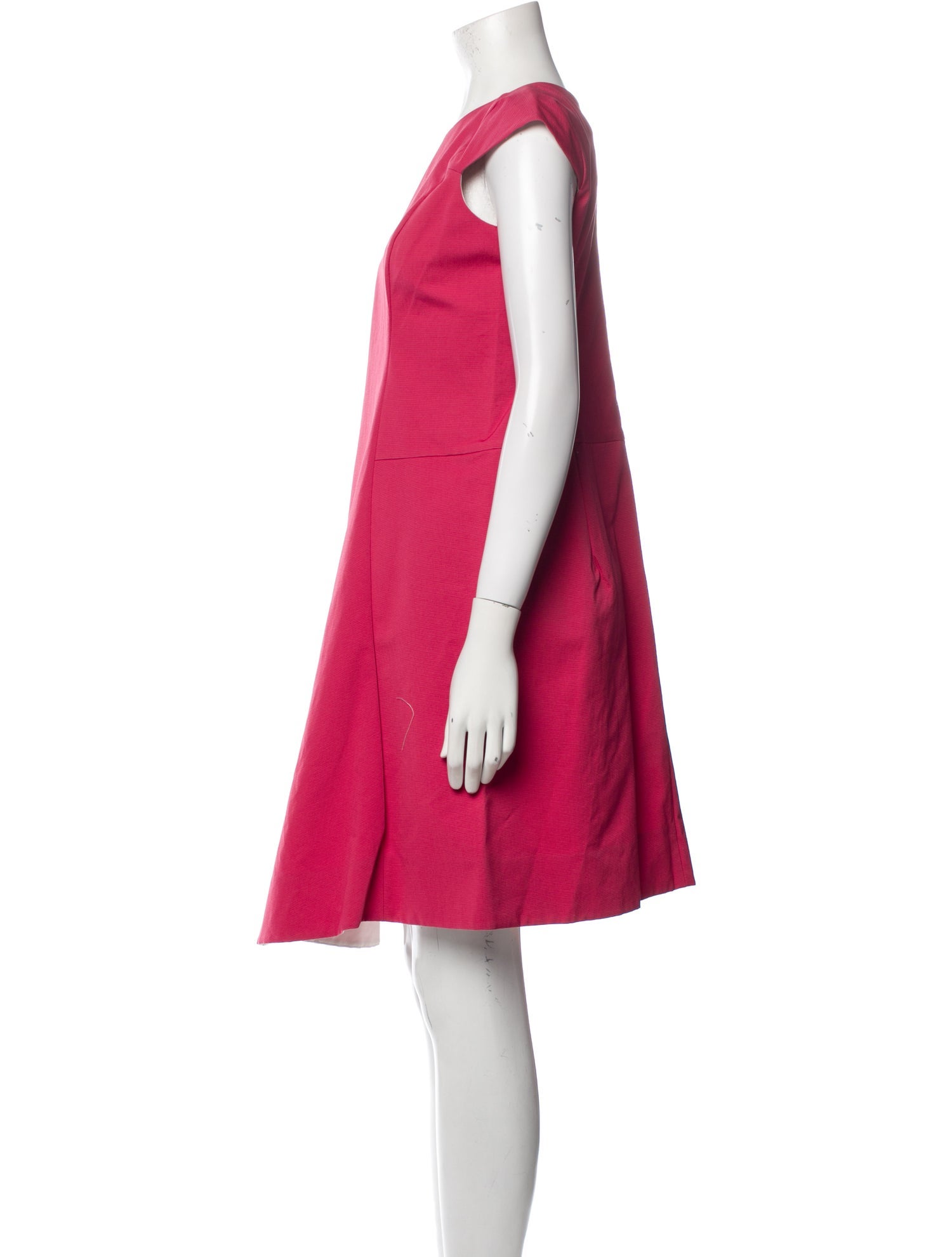 Jil Sander Crew Neck Knee-Length Dress
