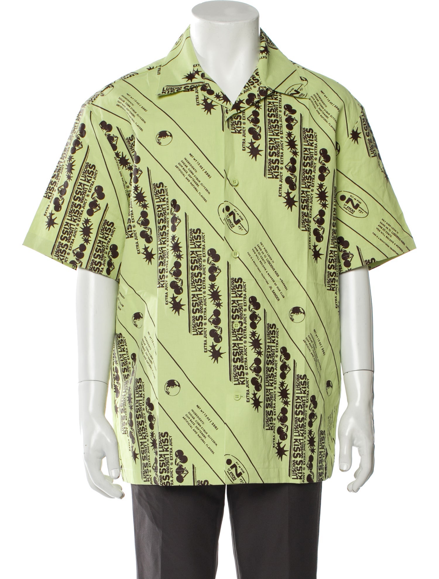 Jil Sander Printed Short Sleeve Shirt