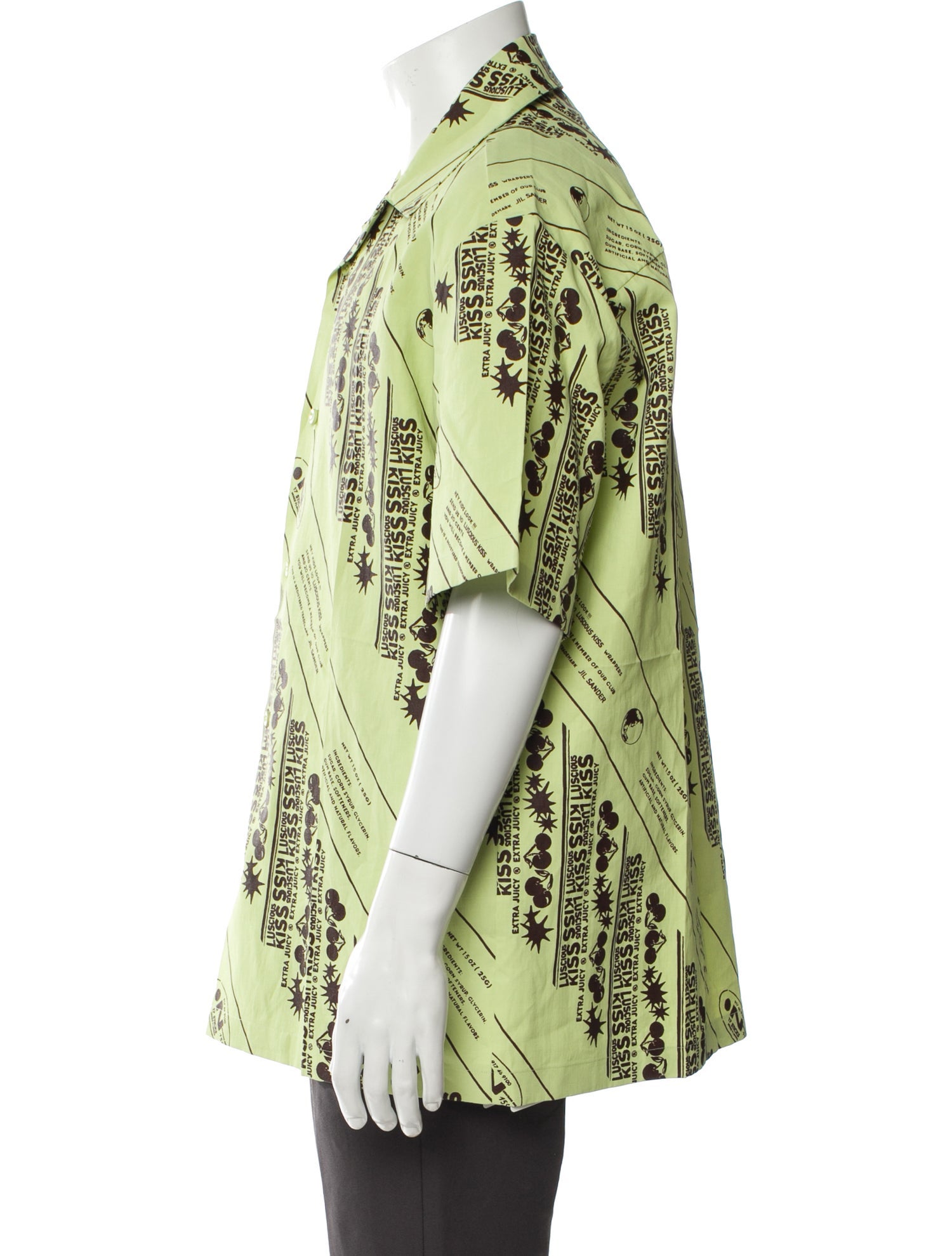 Jil Sander Printed Short Sleeve Shirt