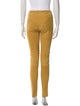 Jil Sander Lamb Leather Skinny Leg Pants