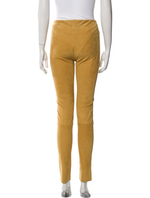 Jil Sander Lamb Leather Skinny Leg Pants