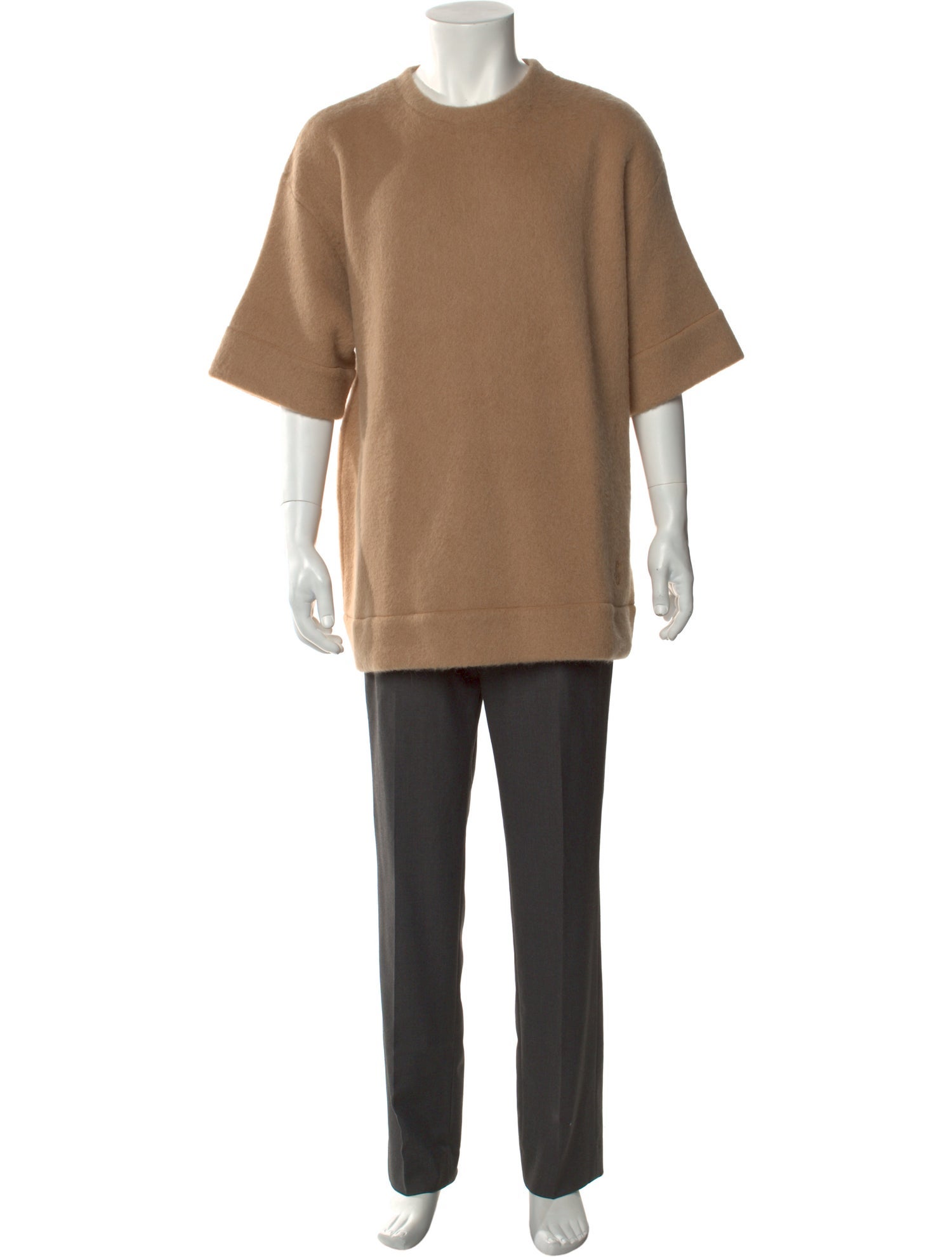 Jil Sander Alpaca Scoop Neck T-Shirt