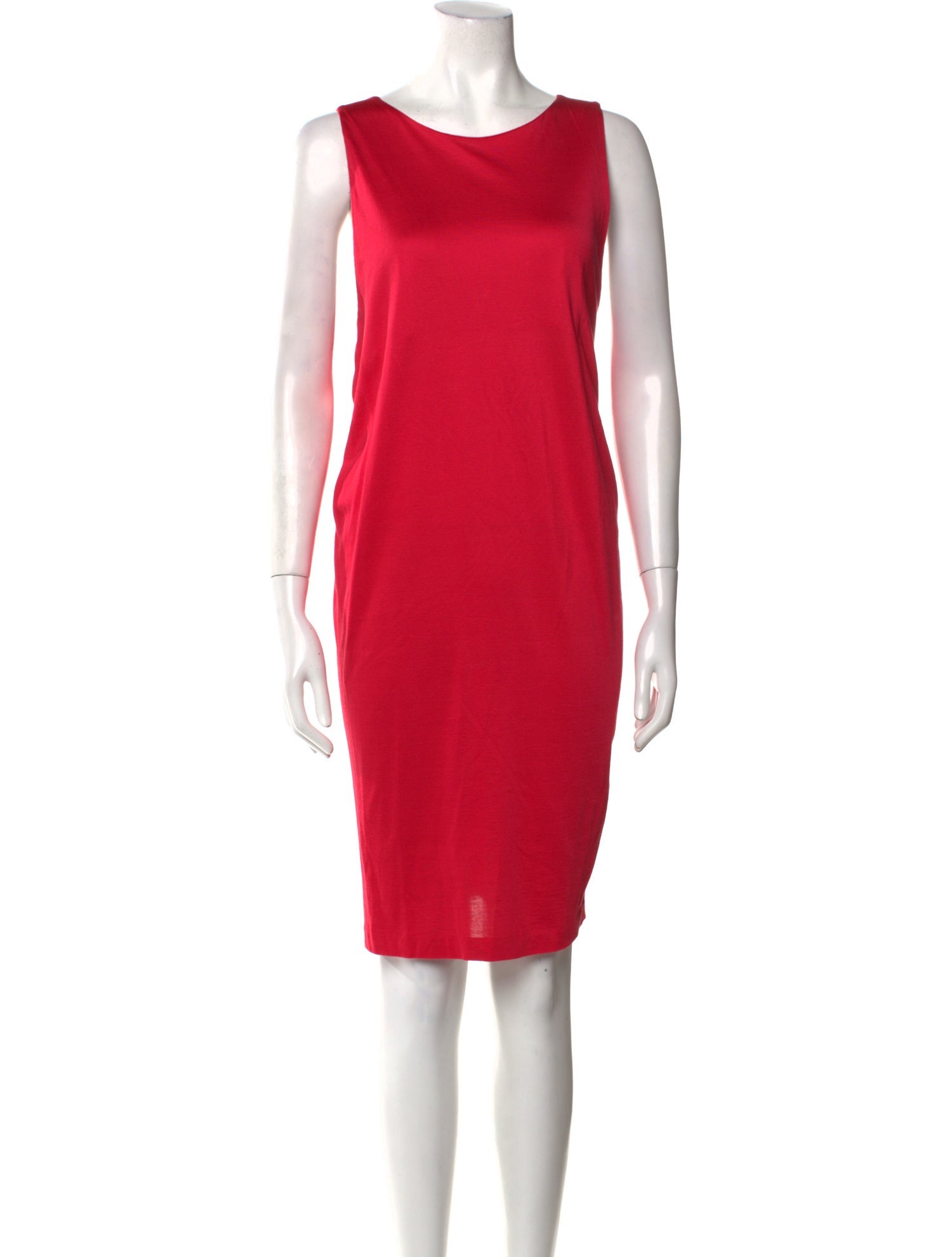 Jil Sander Scoop Neck Knee-Length Dress