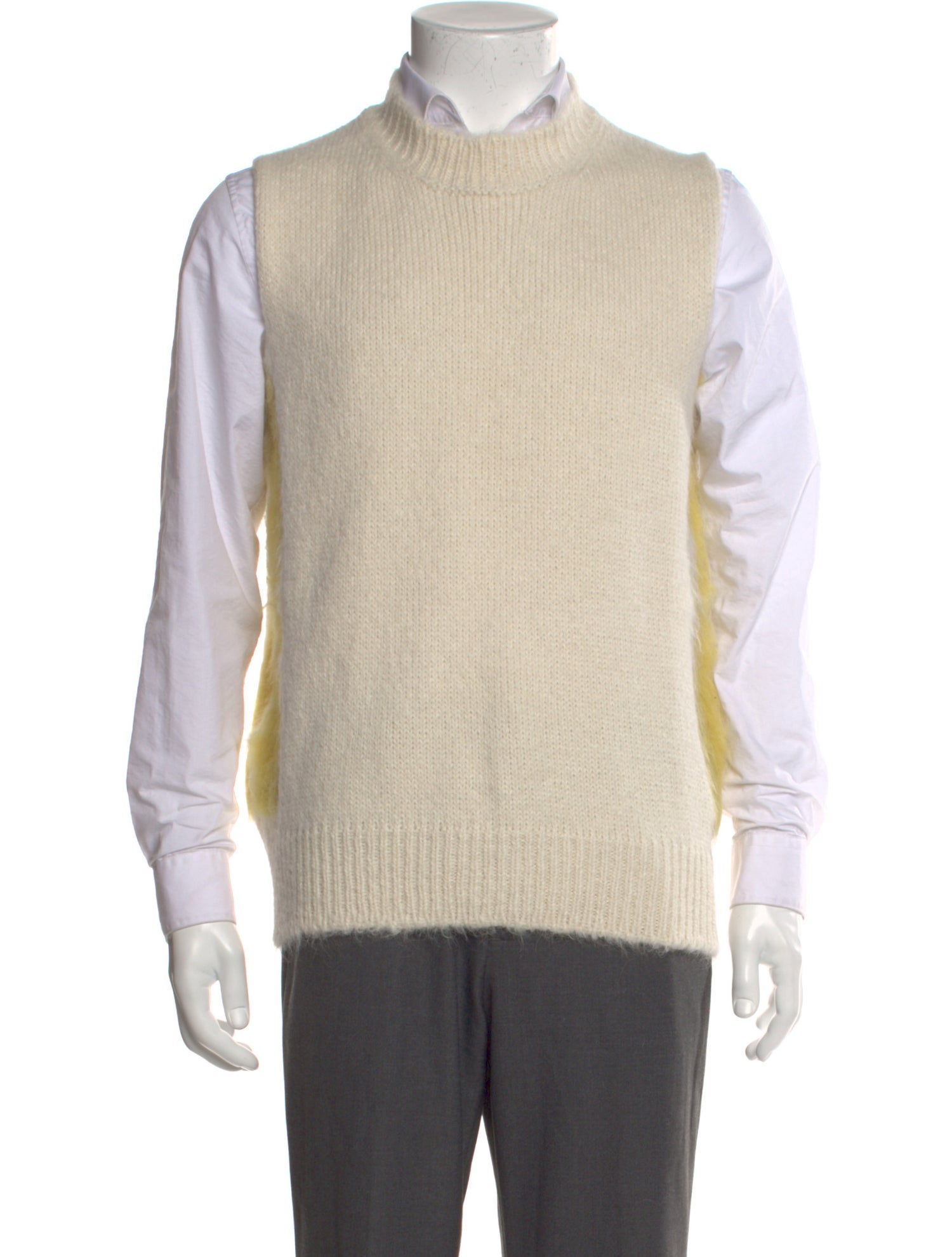 Jil Sander Alpaca Mock Neck Sweater Vest w/ Tags