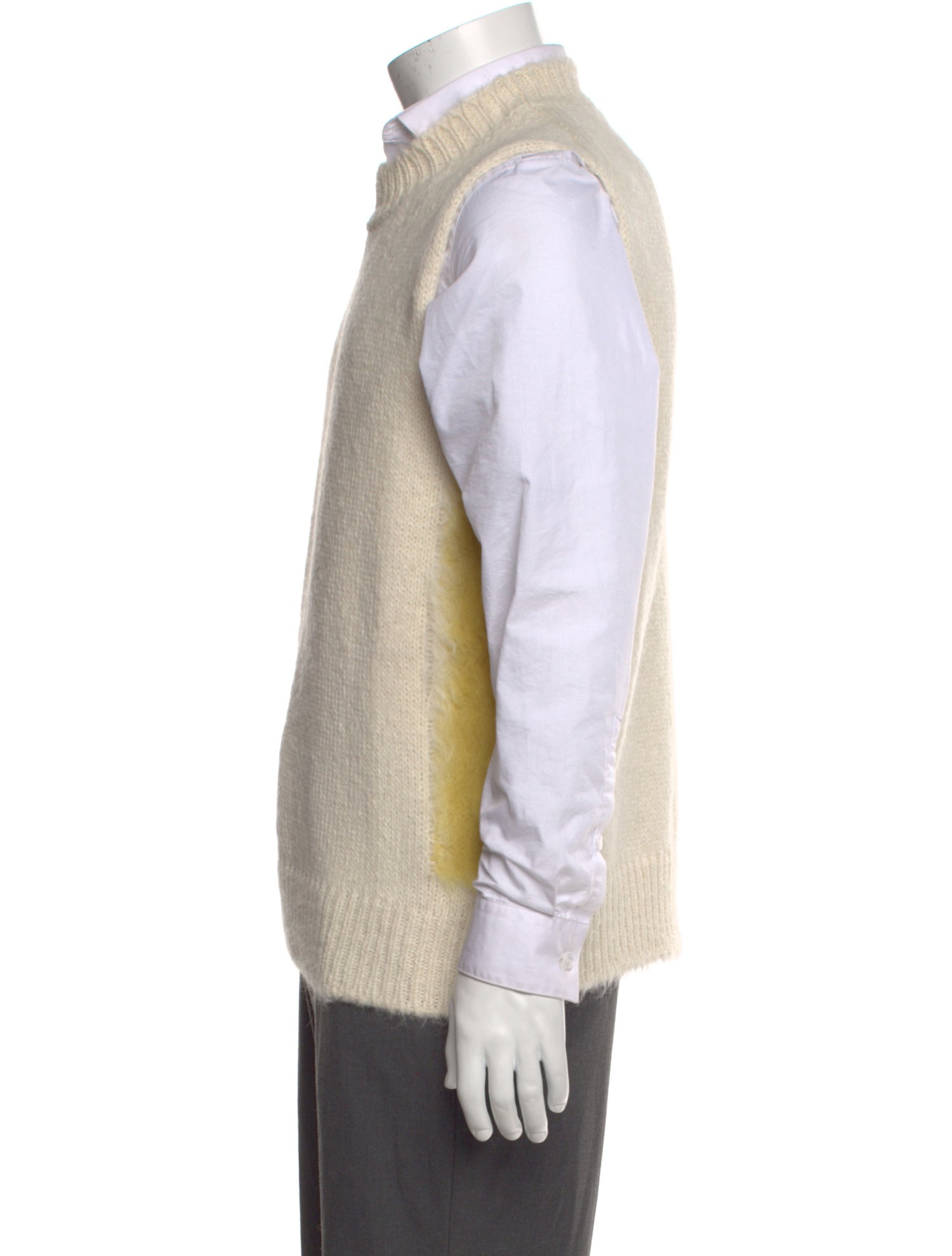 Jil Sander Alpaca Mock Neck Sweater Vest w/ Tags