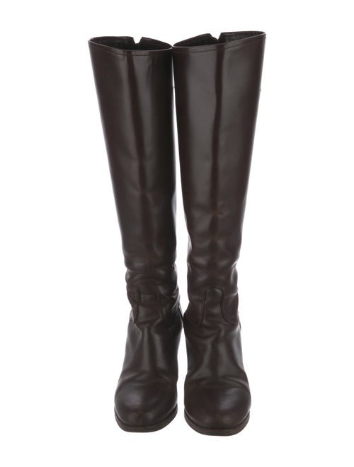 Jil Sander Leather Riding Boots