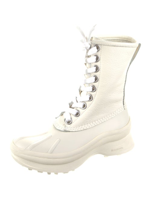 Jil Sander Leather Combat Boots