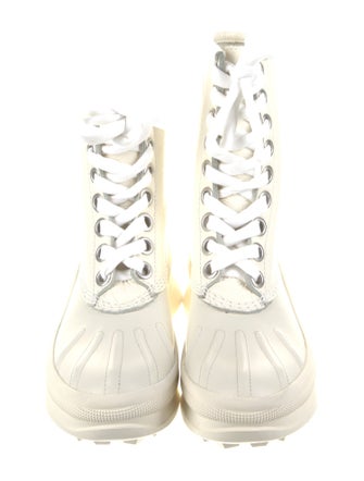 Jil Sander Leather Combat Boots