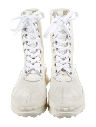 Jil Sander Leather Combat Boots