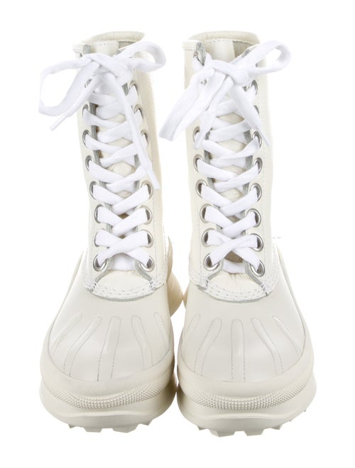 Jil Sander Leather Combat Boots