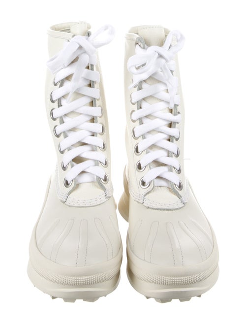 Jil Sander Leather Combat Boots