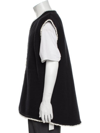 Jil Sander Crew Neck Sleeveless Sweater Vest