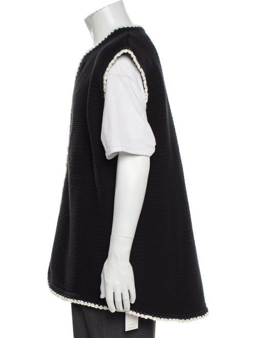 Jil Sander Crew Neck Sleeveless Sweater Vest