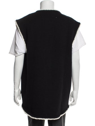 Jil Sander Crew Neck Sleeveless Sweater Vest
