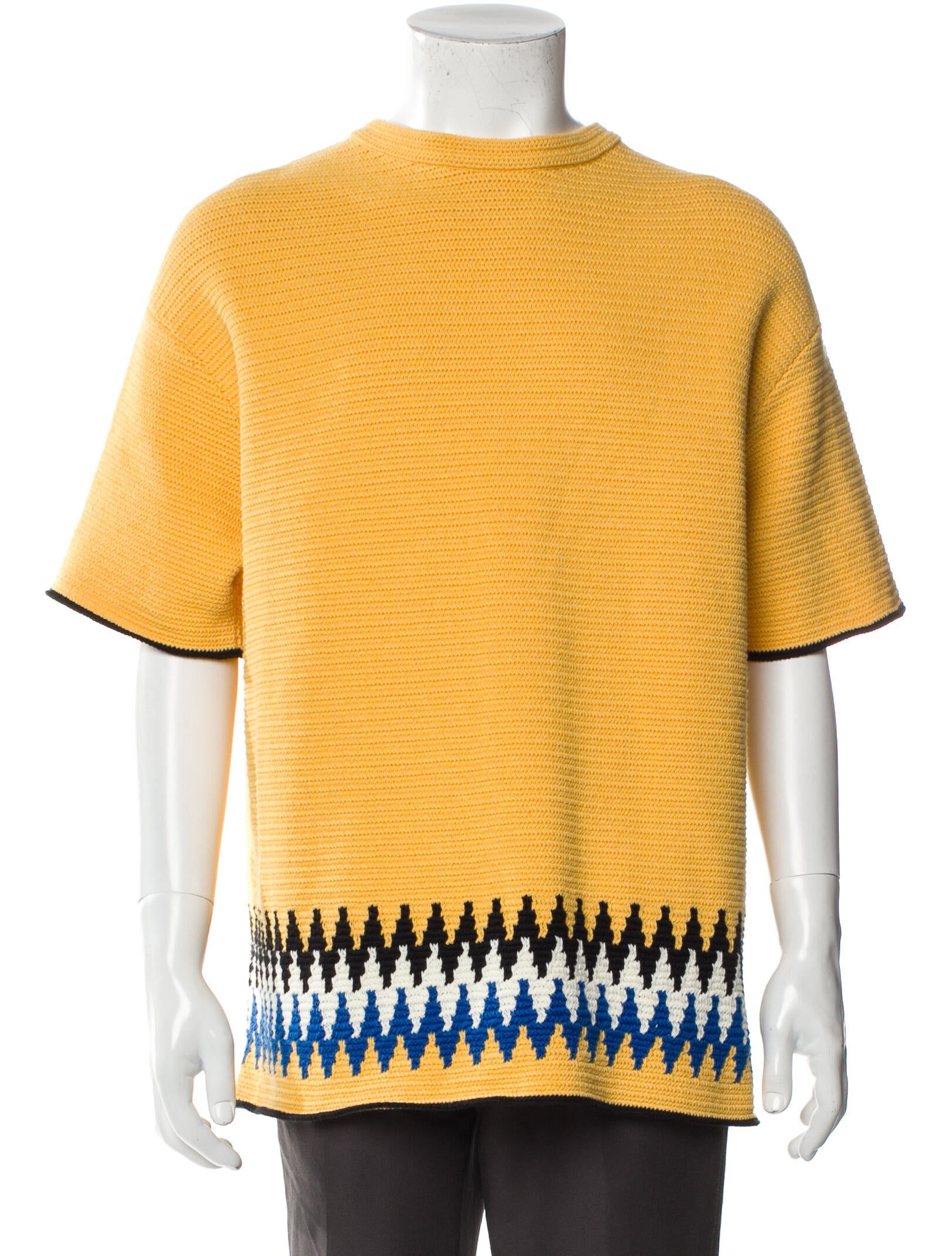 Jil Sander Striped Crew Neck T-Shirt w/ Tags