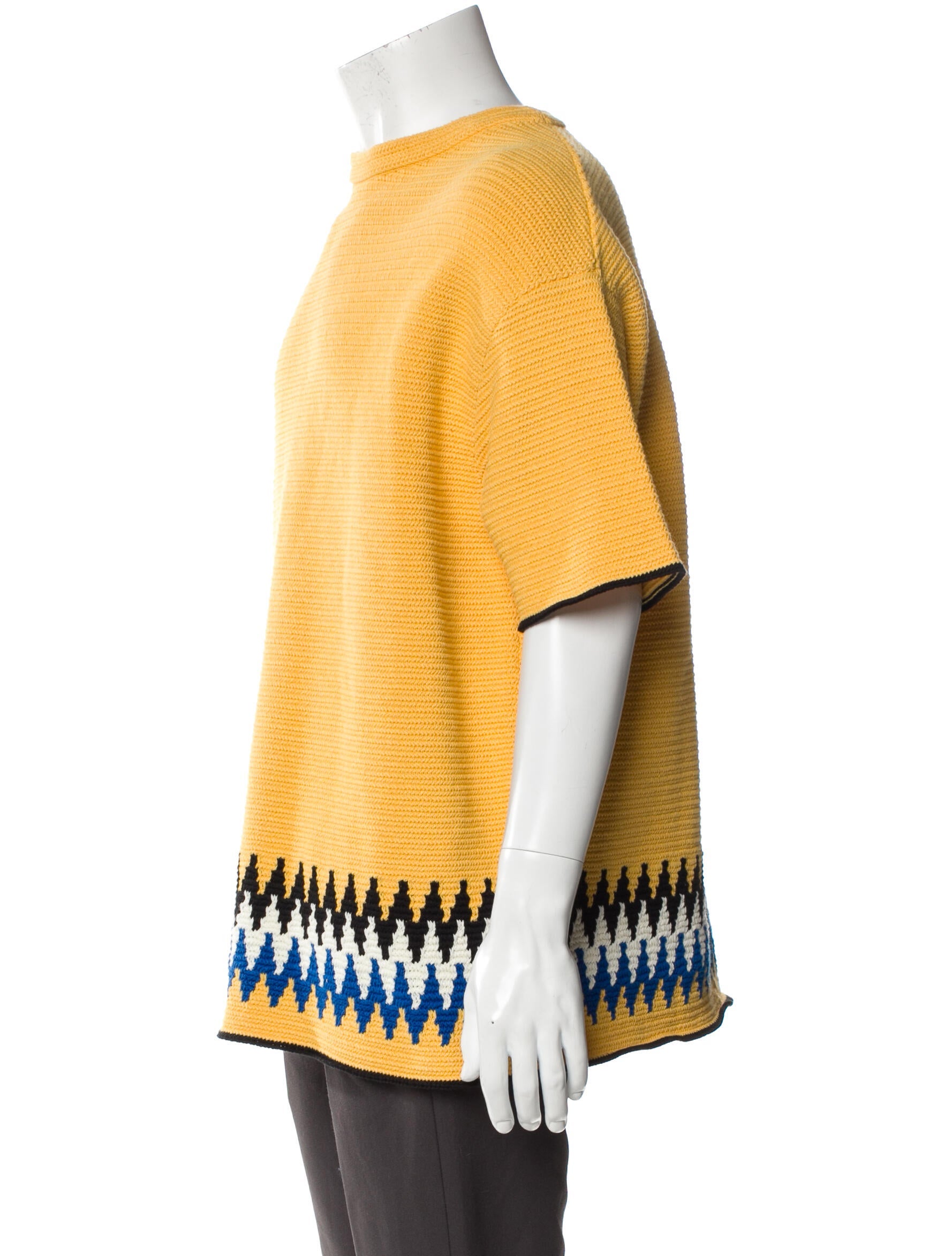 Jil Sander Striped Crew Neck T-Shirt w/ Tags