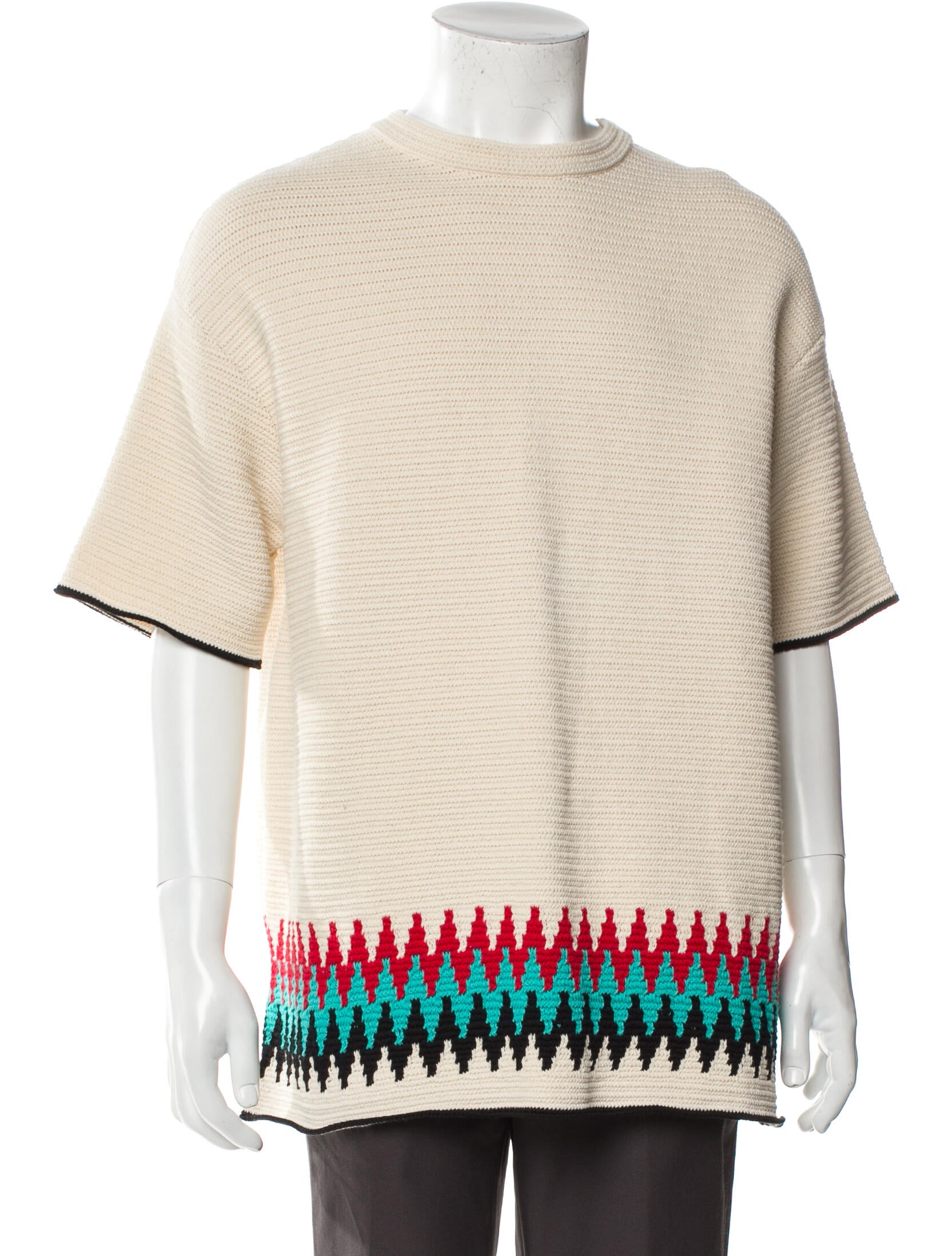 Jil Sander Striped Crew Neck T-Shirt w/ Tags