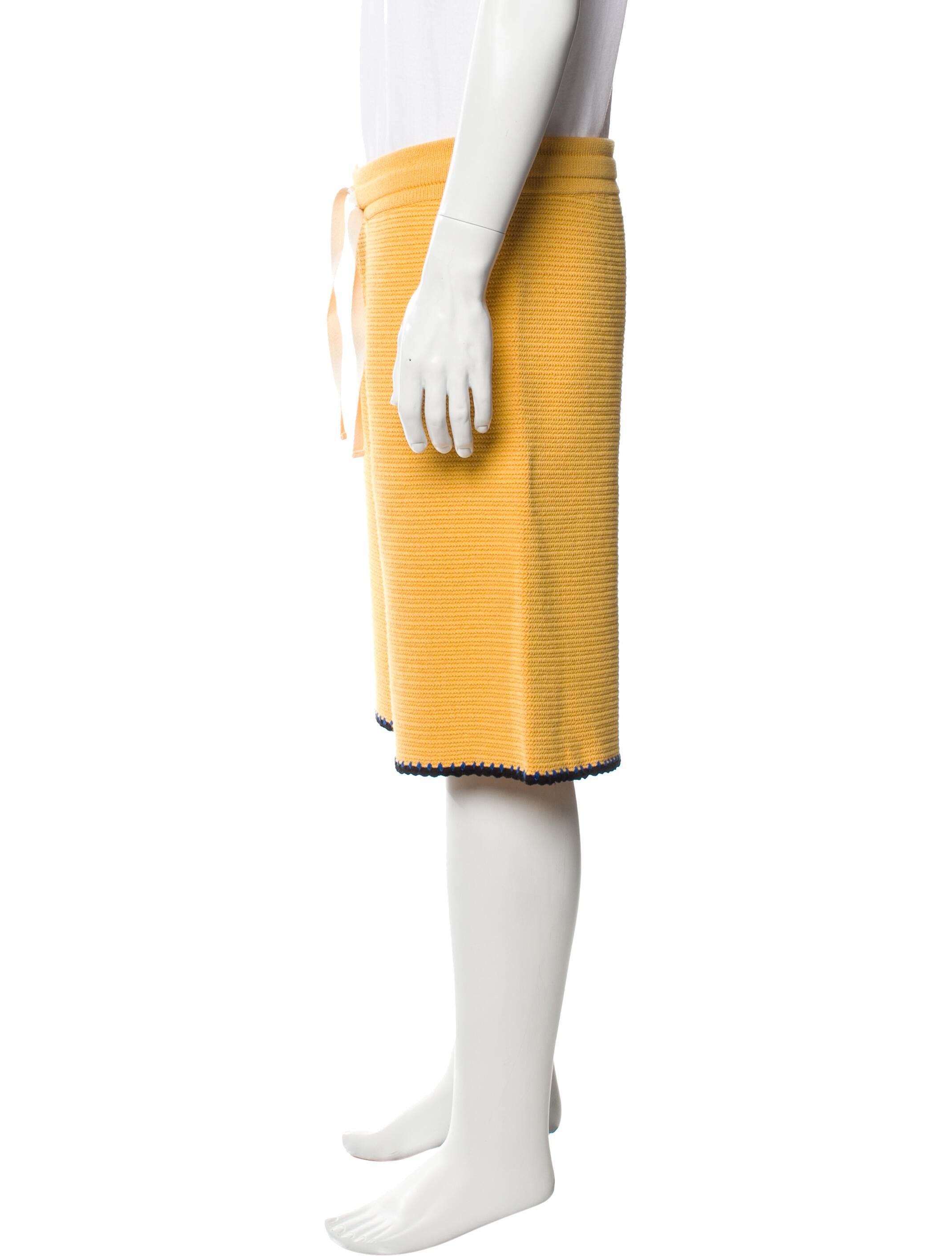 Jil Sander Colorblock Pattern Jogger Shorts