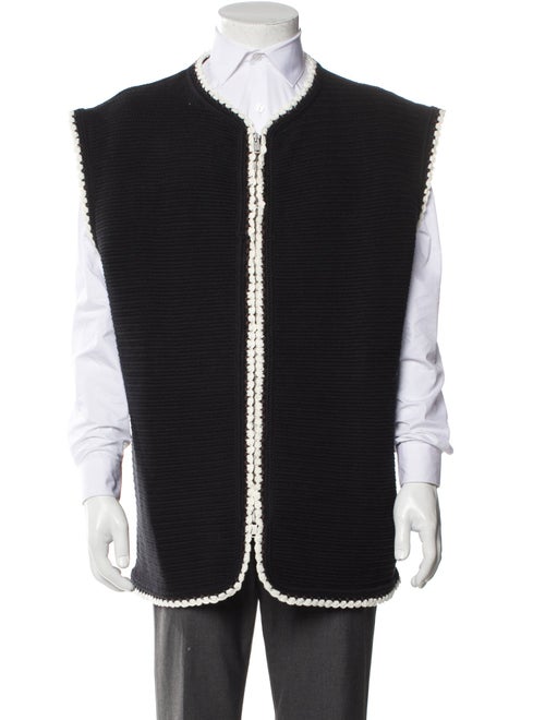 Jil Sander Mock Neck Sleeveless Sweater Vest