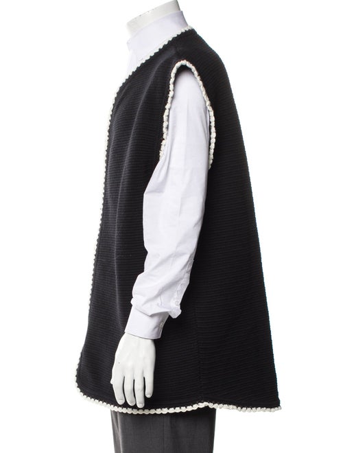 Jil Sander Mock Neck Sleeveless Sweater Vest