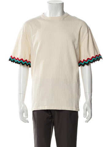 Jil Sander T-Shirts Striped Crew Neck T-Shirt Us44, It54 | XXL