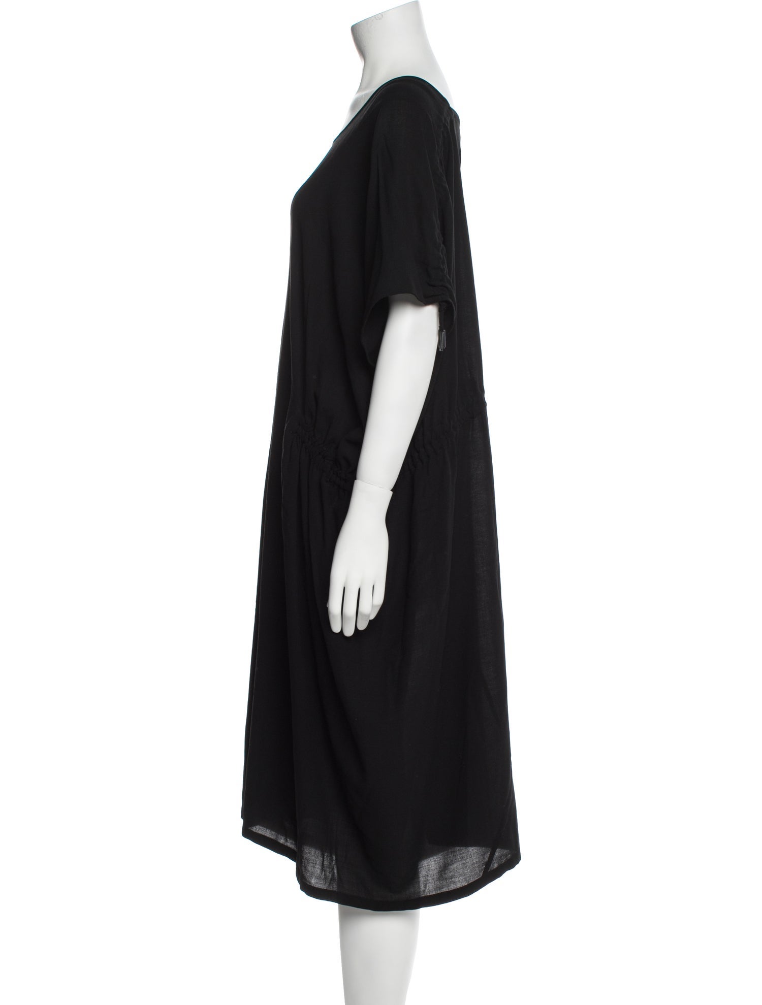 Jil Sander Wool Midi Length Dress