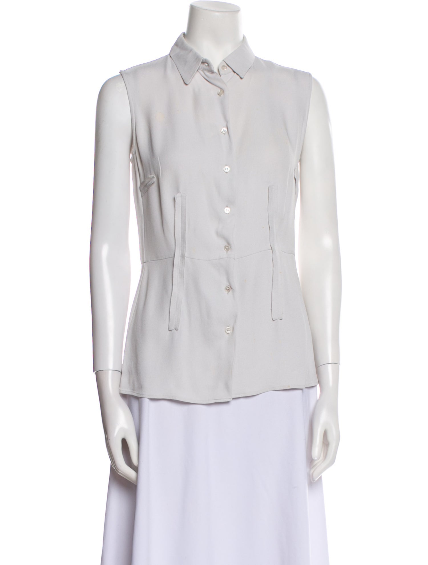 Jil Sander Sleeveless Button-Up Top