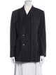 Jil Sander Wool Striped Blazer