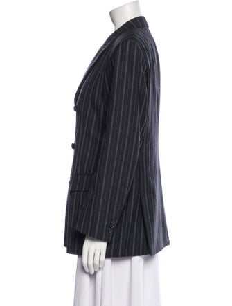 Jil Sander Wool Striped Blazer