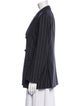 Jil Sander Wool Striped Blazer